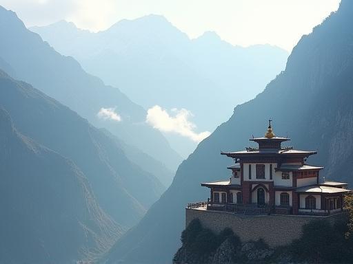 Monastery in Himalayas