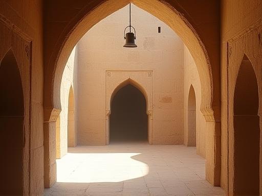 Ancient caravanserai on Silk Road